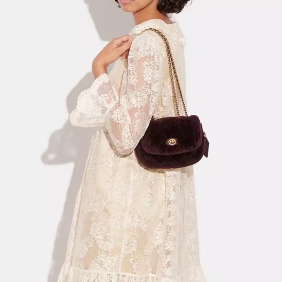 Coach Handbags - NWOT Coach Pillow Madison Shoulder Bag 18 In Shearling With Quilting